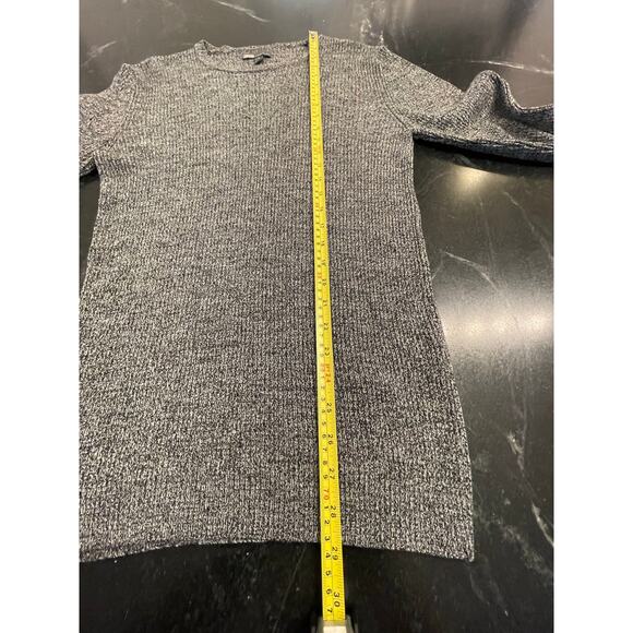 ASOS mens charcoal heather knit fitted look sweater XL (42-44) - Picture 5 of 7